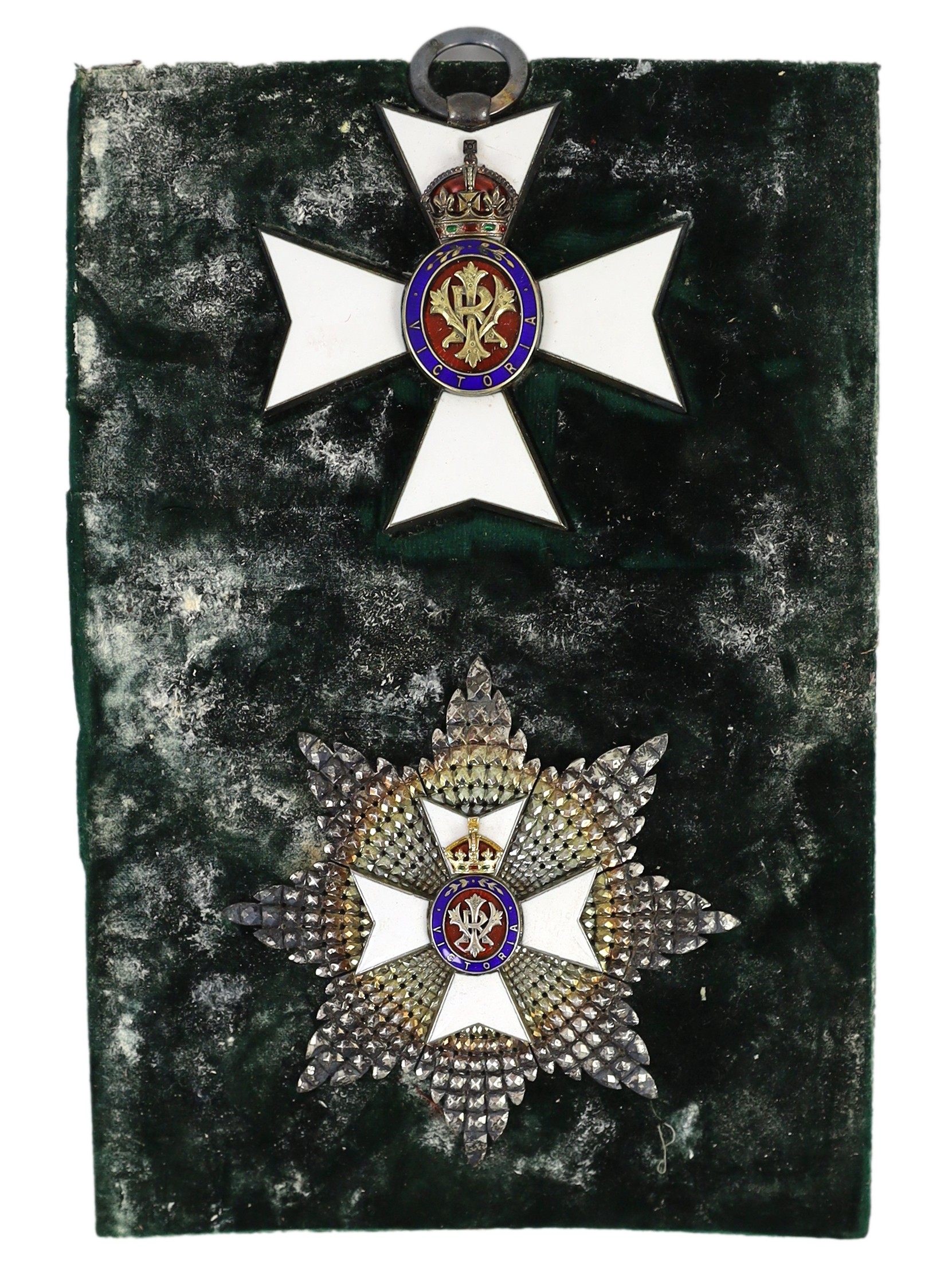Orders and medals, a KCMG and CVO to Sir Oswald Raynor Arthur (1905-1973) and a GCVO and MBE awarded to other family members